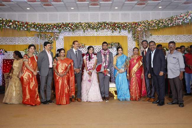 Actor Charlie Son Adhithiya Wedding Reception Stills
